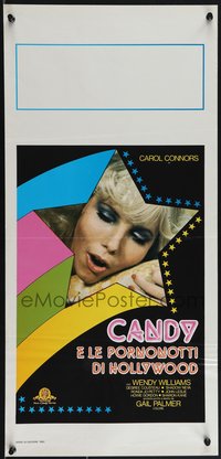 7c0670 CANDY GOES TO HOLLYWOOD Italian locandina 1980 typical Hollywood orgy, ultra rare!