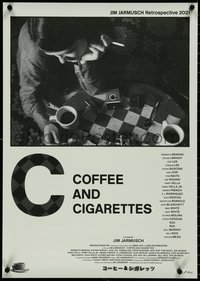 7c0889 COFFEE & CIGARETTES Japanese R2021 Jarmusch, Bill Murray, Benigni, Iggy Pop, ultra rare!