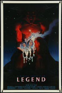 7c0433 LEGEND 1sh 1986 Tom Cruise, Mia Sara, Tim Curry, Ridley Scott, cool Blackshear fantasy art!