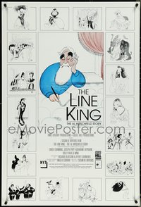 7c0439 LINE KING 1sh 1996 Al Hirschfeld Story, art of Marx Bros., Streisand, Hepburn & more!