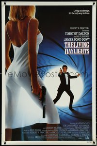 7c0445 LIVING DAYLIGHTS int'l 1sh 1987 Timothy Dalton as the most dangerous James Bond ever!