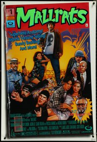 7c0456 MALLRATS DS 1sh 1995 Kevin Smith, Snootchie Bootchies, Stan Lee, comic artwork by Drew Struzan!