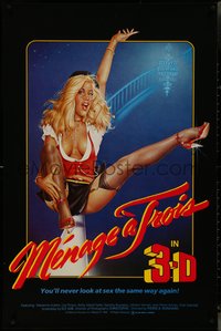 7c0468 MENAGE A TROIS 1sh 1984 Le Pensionnat des petites salopes, French, super sexy 3D image!