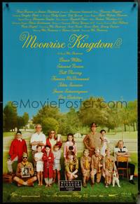 7c0479 MOONRISE KINGDOM int'l advance DS 1sh 2012 Willis, Norton, Murray, Wes Anderson, ultra rare!