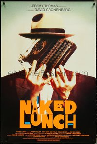 7c0488 NAKED LUNCH int'l 1sh 1991 David Cronenberg, Peter Weller, William S. Burroughs!