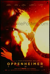 7c0503 OPPENHEIMER teaser DS 1sh 2023 Christopher Nolan atomic bomb biopic, c/u Cilian Murphy!