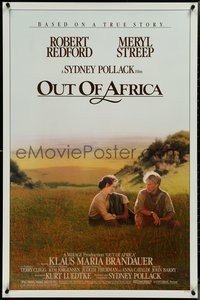 7c0504 OUT OF AFRICA 1sh 1985 Robert Redford & Meryl Streep, directed by Sydney Pollack!