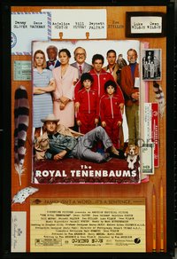 7c0551 ROYAL TENENBAUMS advance DS 1sh 2001 Gwyneth Paltrow, Ben Stiller, Gene Hackman, Wes Anderson