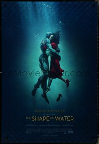 7c0563 SHAPE OF WATER advance DS 1sh 2017 Guillermo del Toro, Doug Jones as the Amphibian Man!