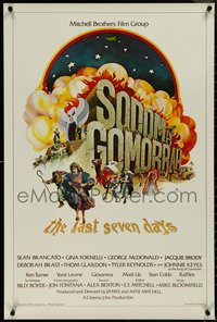 7c0572 SODOM & GOMORRAH THE LAST SEVEN DAYS 24x36 1sh 1975 Artie & Jim Mitchell, wild art by Dean!