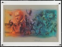 7c0815 RAY HARRYHAUSEN signed 17x22 art print 2004 by Ray Harryhausen, Tribute, ultra rare!