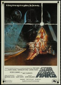 7c0849 STAR WARS 20x28 special poster R1982 A New Hope, Lucas classic sci-fi epic, art by Jung!