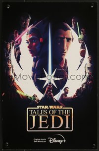 7c0851 STAR WARS: TALES OF THE JEDI 11x17 special poster 2022 Disney+, Dooku and Ahsoka, ultra rare!