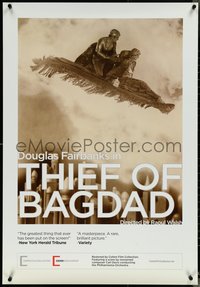 7c0613 THIEF OF BAGDAD 1sh R2013 classic Douglas Fairbanks on flying carpet, ultra rare!