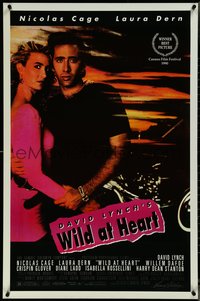 7c0646 WILD AT HEART 1sh 1990 David Lynch, Nicolas Cage & Laura Dern, a wild ride!