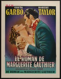 7d0026 LOT OF 100 UNFOLDED CAMILLE BELGIAN REPRODUCTION POSTERS 1990s art of Greta Garbo & Taylor!