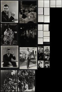 7d0110 LOT OF 14 CLARK GABLE OVERSIZE RE-STRIKE STILLS 1970s great portraits & candid images!