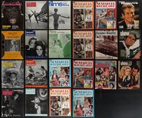 7d0214 LOT OF 22 MOVIE & NOSTALGIA MAGAZINES 1950s-1990s American Film, Sight and Sound & more!