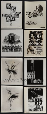 7d1001 LOT OF 15 8X10 ART STILLS 1940s-1960s great images used on posters & newspaper ads!