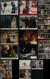 7d0919 LOT OF 67 US & ENGLISH COLOR 8X10 STILLS 1960s-1970s great scenes from a variety of movies!