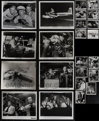 7d0965 LOT OF 23 AIRPLANE DISASTER MOVIES 8X10 STILLS 1950s-1970s scenes from several movies!