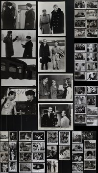 7d0918 LOT OF 69 SPY & WAR MOVIES 8X10 STILLS 1950s-1990s scenes from several different movies!