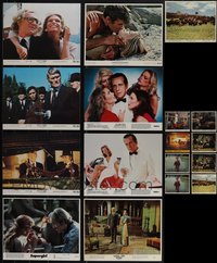 7d0961 LOT OF 25 COLOR 8X10 STILLS & MINI LOBBY CARDS 1950s-1980s scenes from a variety of movies!