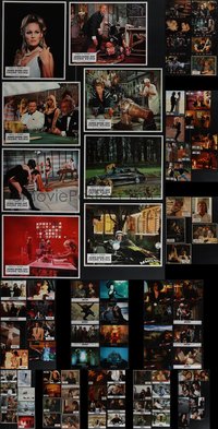 7d0842 LOT OF 109 FRENCH LOBBY CARDS 1960s-2000s fifteen complete sets in their printed bags!