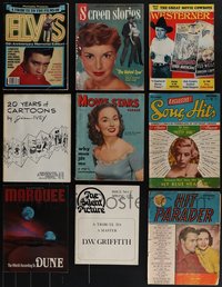 7d0226 LOT OF 9 MAGAZINES 1950s-1980s filled with great images & information!