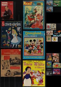 7d0150 LOT OF 21 WALT DISNEY ITEMS 1940s-1980s a variety of wonderful cartoon images & more!