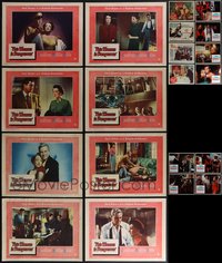 7d0795 LOT OF 20 JOAN CRAWFORD LOBBY CARDS 1940s-1960s complete & incomplete sets from her movies!