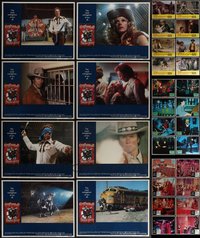 7d0780 LOT OF 32 LOBBY CARDS 1960s-1980s complete sets from American Pop, Bronco Billy & more!