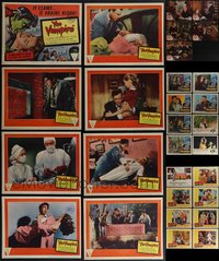 7d0762 LOT OF 45 LOBBY CARDS 1940s-1950s complete & incomplete sets from a variety of movies!