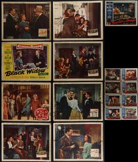 7d0804 LOT OF 17 1940s-1950s LOBBY CARDS 1940s-1950s incomplete sets from a variety of movies!