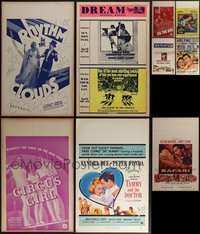 7d0059 LOT OF 13 UNFOLDED WINDOW CARDS 1950s-1960s great images from a variety of different movies!