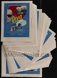 7d1158 LOT OF APPROXIMATELY 175 UNFOLDED DIVA 9X11 SPECIAL POSTERS 1981 Jean-Jacques Beineix!