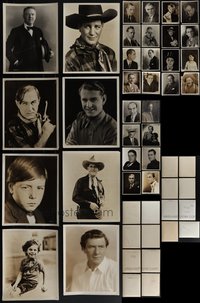 7d0939 LOT OF 32 8X10 MOSTLY 1920S PORTRAITS OF MALE STARS 1920s leading & supporting men!