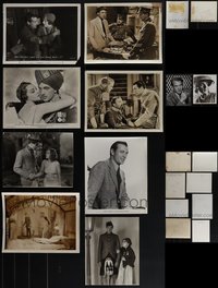 7d1025 LOT OF 10 GARY COOPER 8X10 STILLS 1930s-1940s wonderful images of the legendary actor!