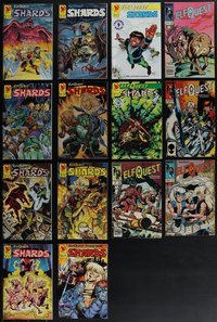 7d0850 LOT OF 14 ELFQUEST COMIC BOOKS 1980s-1990s including the newer Shards series!