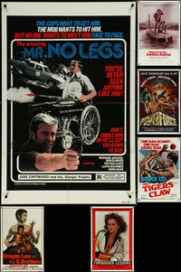 7d0483 LOT OF 18 FOLDED ONE-SHEETS 1976 - 1982 great images from a variety of different movies!