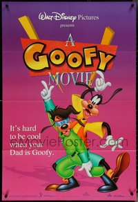 7d0501 LOT OF 17 FOLDED DOUBLE-SIDED 27X40 GOOFY MOVIE PURPLE STYLE ONE-SHEETS 1995 Walt Disney!