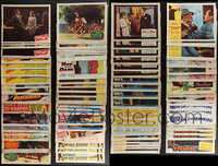 7d0728 LOT OF 350 LOBBY CARDS 1940s-1950s incomplete sets from a variety of different movies!