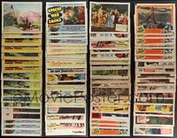 7d0729 LOT OF 345 LOBBY CARDS 1940s-1950s incomplete sets from a variety of different movies!