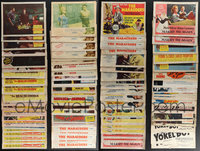 7d0721 LOT OF 470 LOBBY CARDS 1940s-1950s incomplete sets from a variety of different movies!