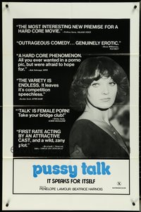 7d0392 LOT OF 28 FOLDED PUSSY TALK ONE-SHEETS 1975 it speaks for itself!