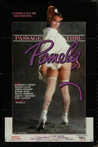 7d0579 LOT OF 9 FOLDED PASSAGE THRU PAMELA ONE-SHEETS 1985 looks can be deceiving, sexy image!