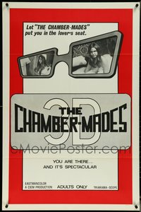 7d0457 LOT OF 21 FOLDED CHAMBER-MADES ONE-SHEETS 1974 let them put you in the lover's seat!