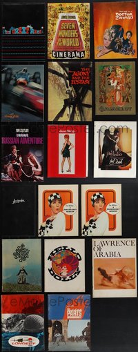 7d0254 LOT OF 17 SOUVENIR PROGRAM BOOKS 1960s-1970s from a variety of different movies!