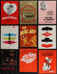 7d0252 LOT OF 22 STAGE PLAY SOUVENIR PROGRAM BOOKS 1960s-1980s from a variety of different shows!