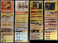 7d0716 LOT OF APPROXIMATELY 400 COWBOY WESTERN LOBBY CARDS 1940s-1950s variety of incomplete sets!